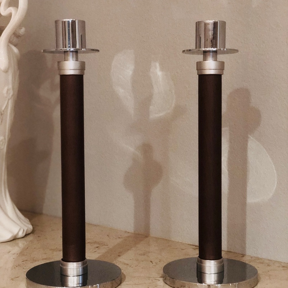 New Candleholders set of 2